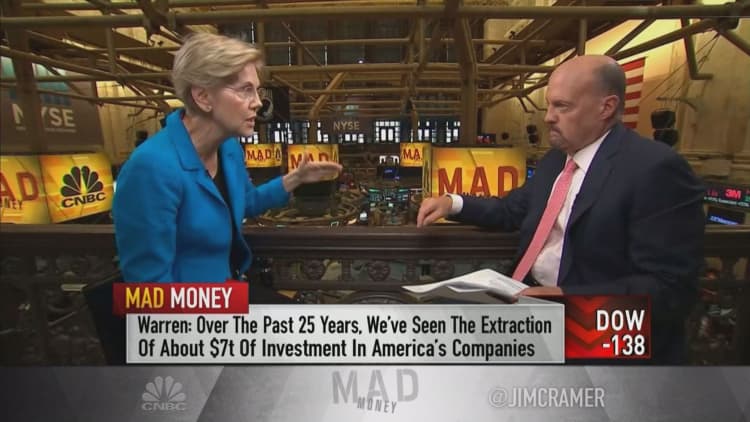 Sen. Warren tells Cramer about her plan to make companies and CEOs more accountable to employees