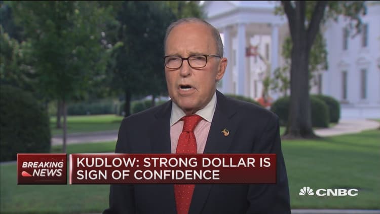 Larry Kudlow: Strong dollar is a sign of confidence