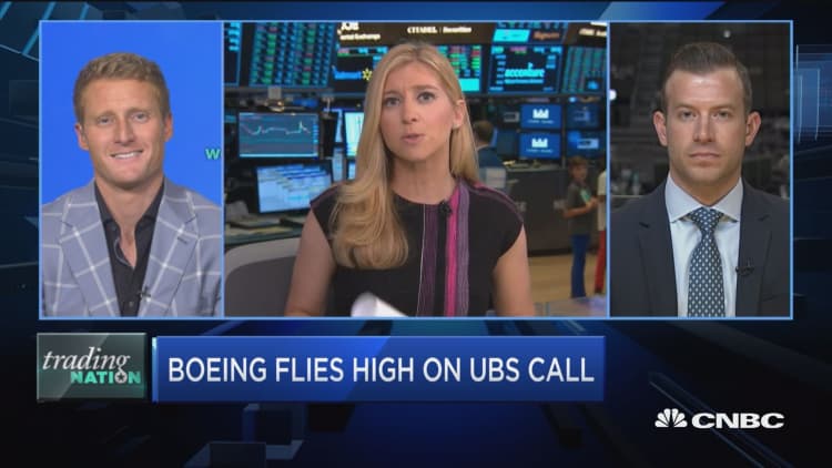 Trading Nation: Boeing flies high on UBS call