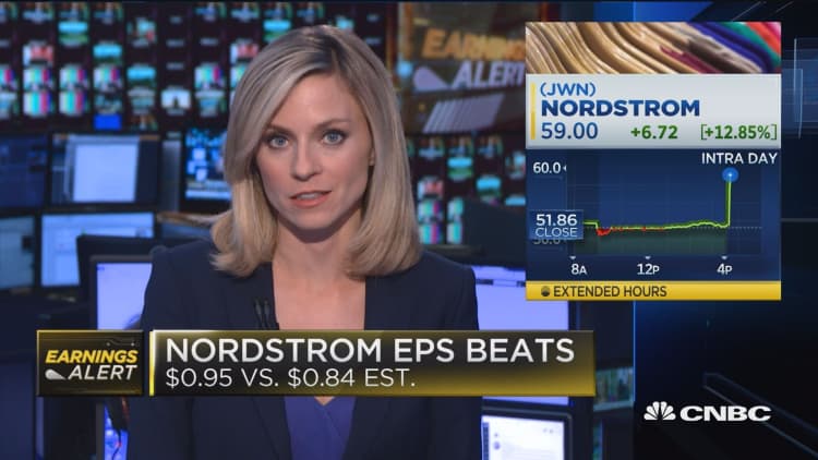 Nordstrom surges on huge comp sales beat