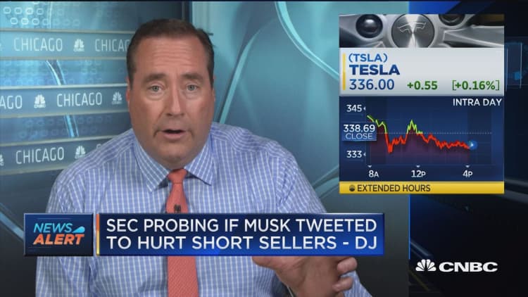 SEC probing if Elon Musk tweeted to hurt short sellers: Dow Jones