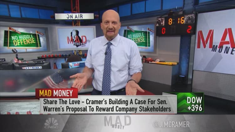 Cramer: Don’t dismiss Sen. Elizabeth Warren’s ideas as bad for companies