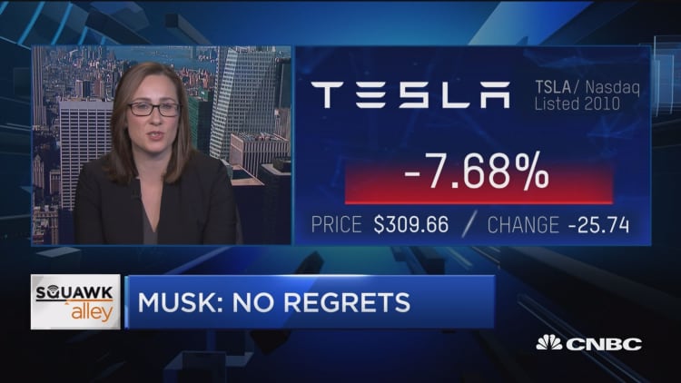 Pressure is starting to break Tesla's Elon Musk, says NYT's Kate Kelly