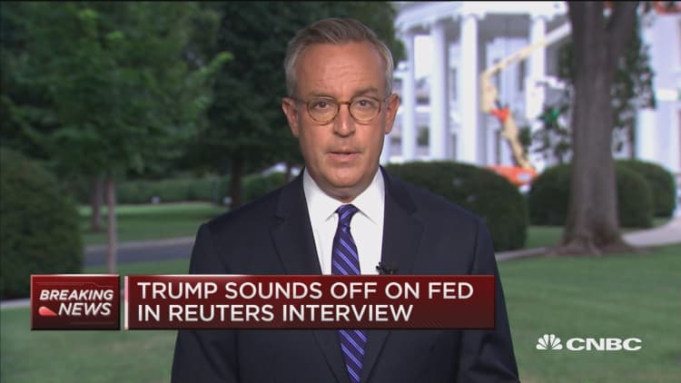 Trump: I disagree with the Fed raising interest rates