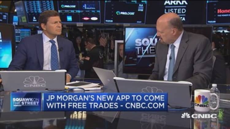 JP Morgan's app is targeting millennials, but this isn't what they want, says Jim Cramer