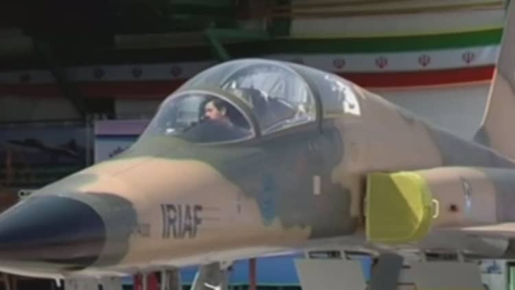 Iran unveils new domestically-built fighter jet