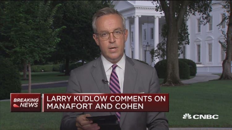 Kudlow disavows views of publisher of white nationalists who visited his home