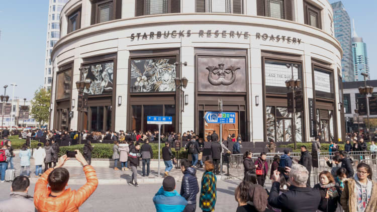 We went inside Shanghai's massive Starbucks