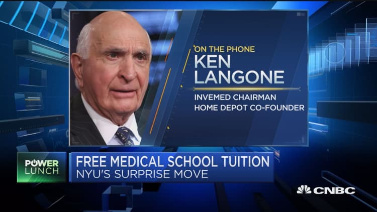 Home Depot co-founder Ken Langone on funding free medical school tuition at NYU