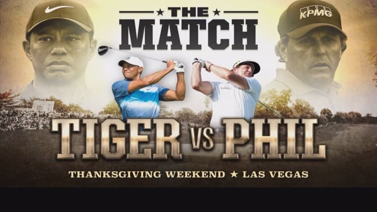 Tiger Woods and Phil Mickelson set for $9 million one-on-one match