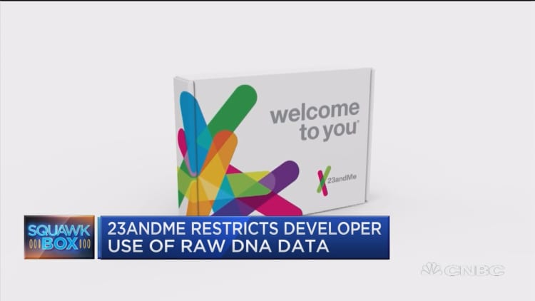 23andMe restricts developer use of raw DNA data