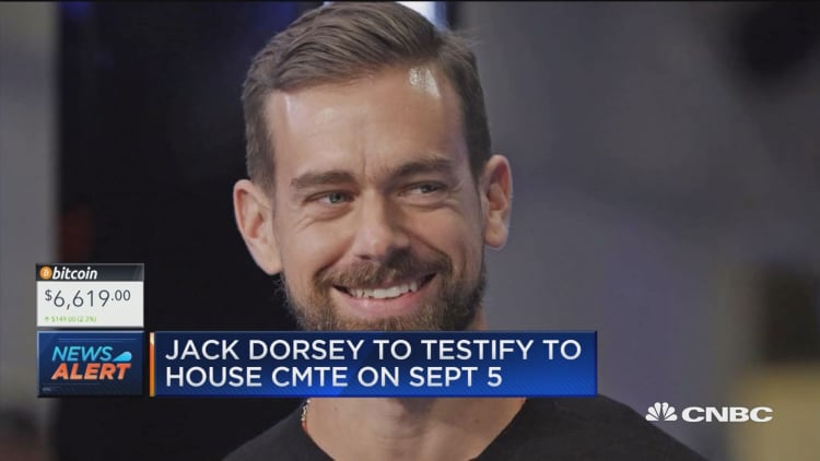Twitter CEO Dorsey to testify to House Committee on Sept. 5