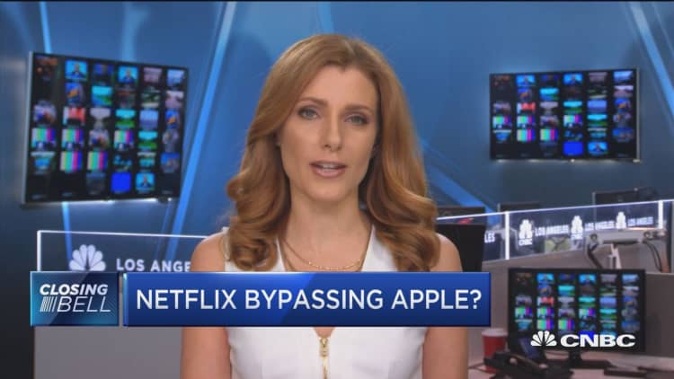 Netflix bypassing Apple's iTunes to collect more subscription revenue