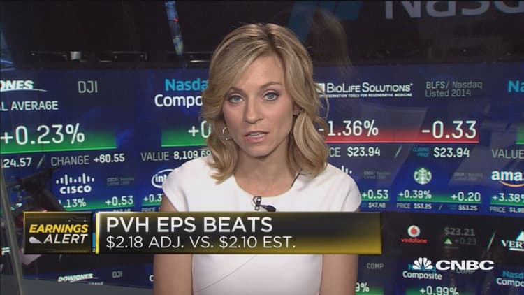PVH and Guess? second quarter earnings
