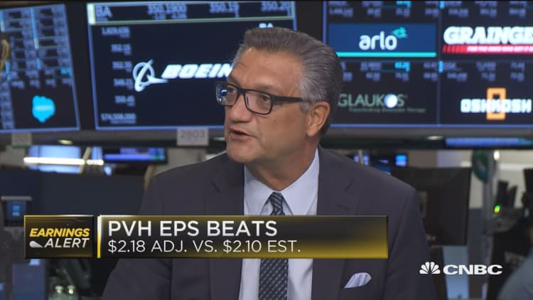 PVH CEO Manny Chirico on quarterly earnings
