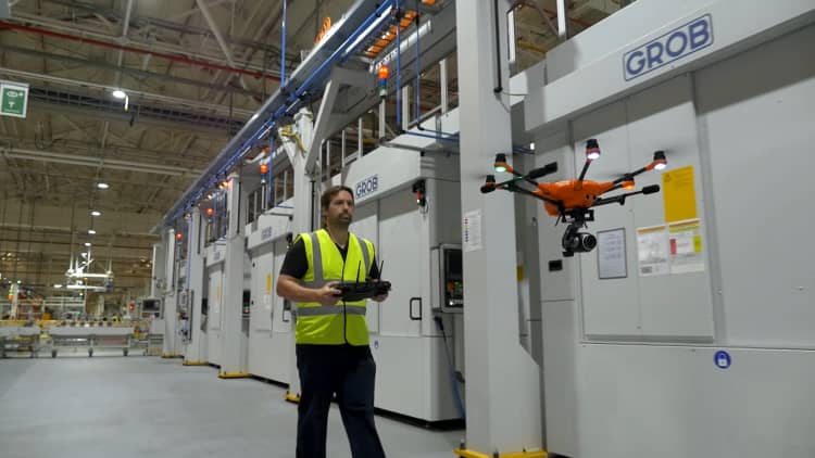 Drones are making Ford's factories safer and more efficient