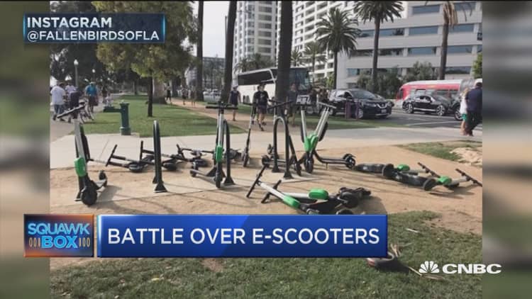 Santa Monica and the battle over e-scooters