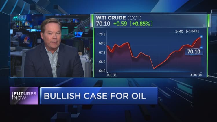 Oil could hit mid-$90s in next few months, energy expert says
