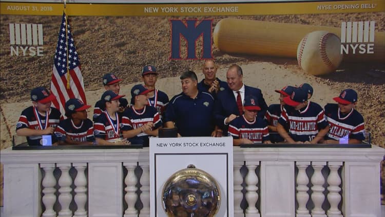 Staten Island's Little League champs rang Friday's NYSE opening bell