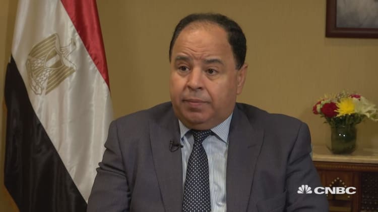 Egypt's economy improving at a satisfactory level, finance minister says