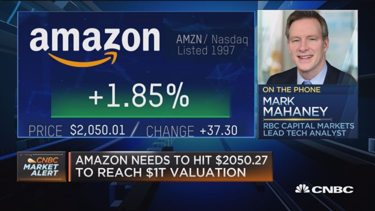 Amazon's risks are regulation, competition and business maturity, says RBC's Mahaney