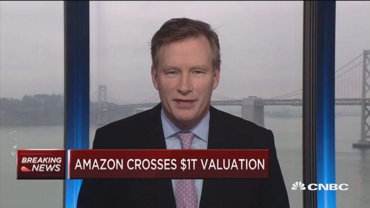 Analysts raise price target for Amazon after company hits $1T valuation