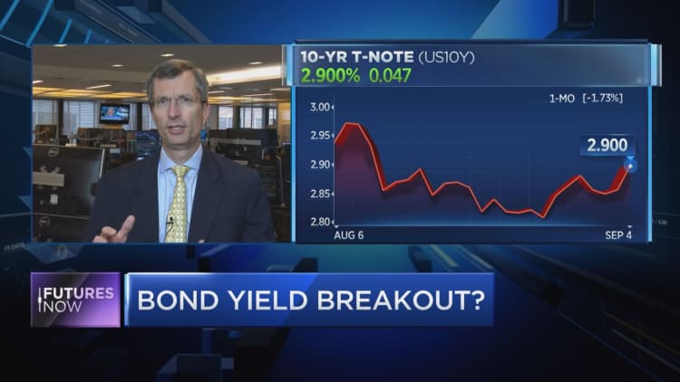 These three factors could push the 10-year yield well above 3%, Wells Fargo strategist says