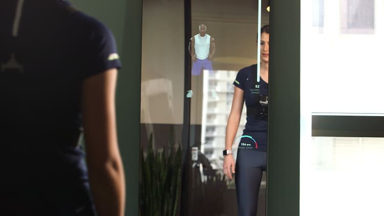 This start-up wants to help you get fit at home with a mirror that streams fitness classes