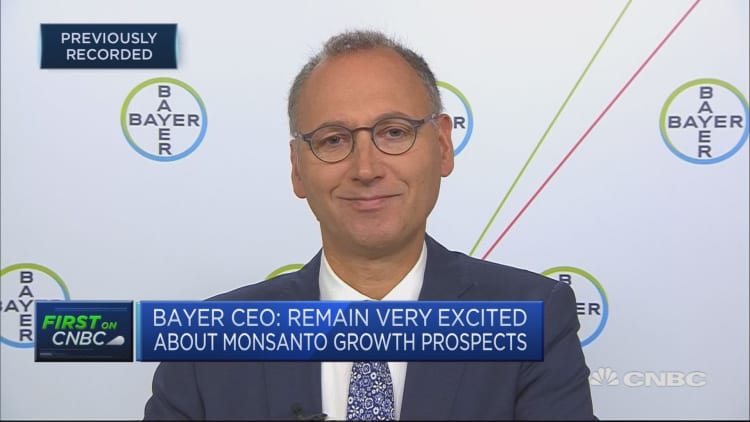 Bayer CEO says he's confident of the future after earnings miss