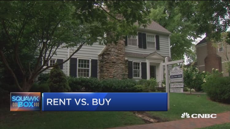 Buying a home now cheaper than renting in only 35% of US counties