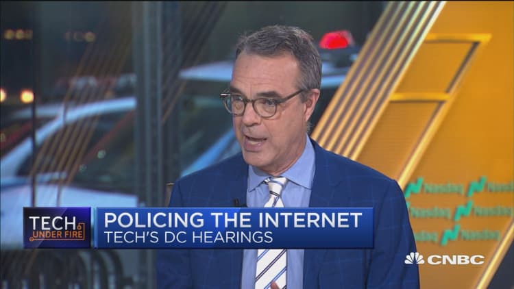 NYT's Jim Stewart on policing the internet as tech heads to the Hill
