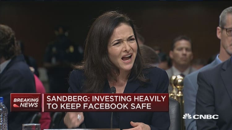 Sheryl Sandberg: We shouldn't be arbitrators for what is true or false, we defer to third-party fact checkers