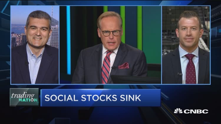 Trading Nation: Social stocks sink