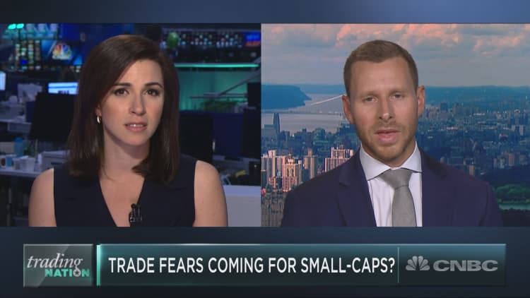 Trade war tension may be coming for small cap stocks, money manager warns 