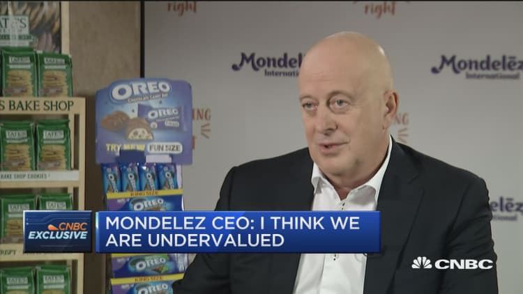 Mondelez CEO: Earnings growth will slow in 2019