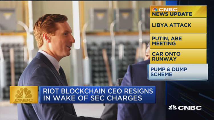 Riot BlockChain CEO John O'Rourke is out in wake of unrelated SEC charges