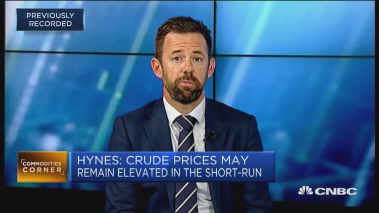 Crude prices could stay high in the short-run: Strategist