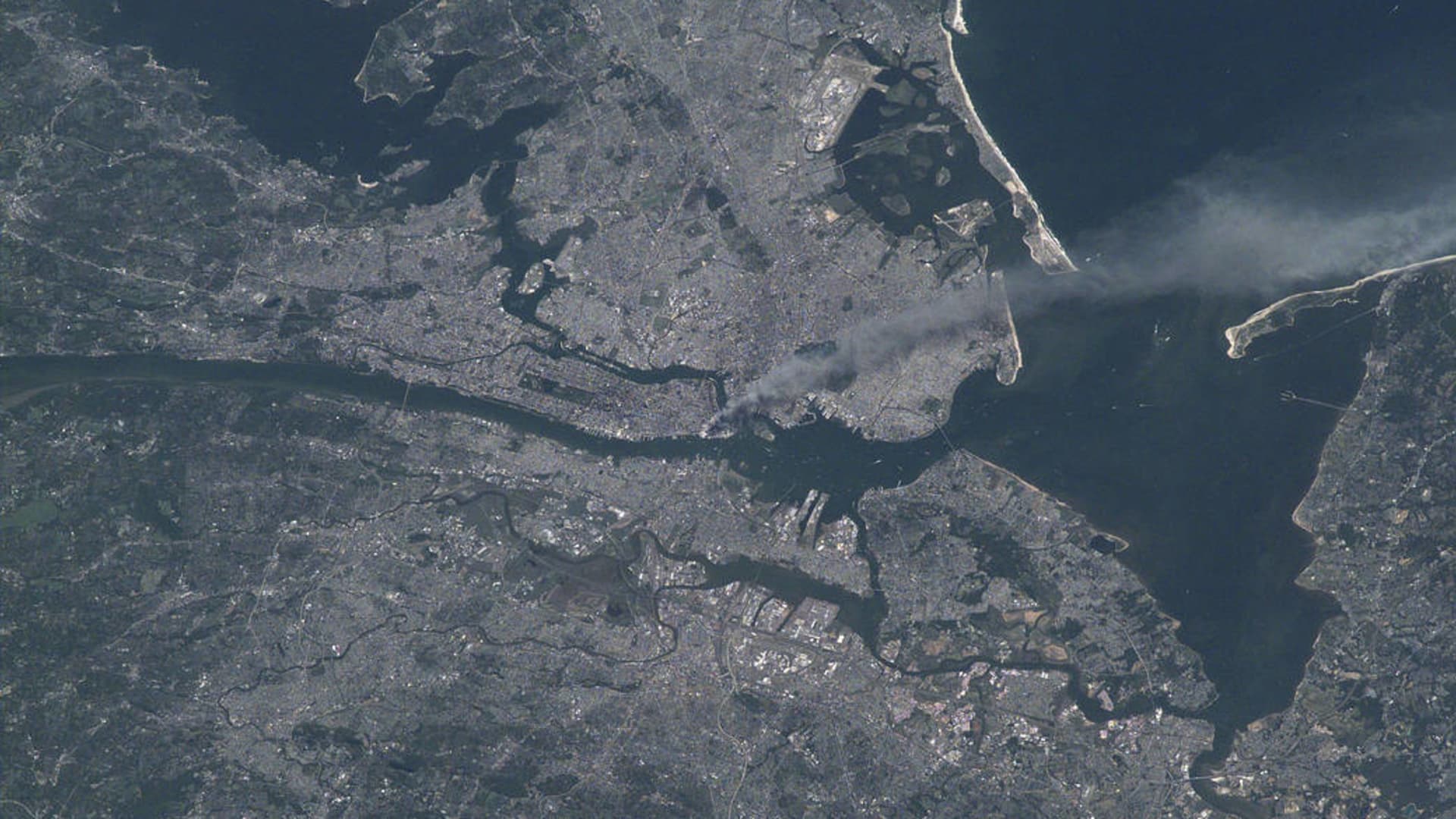 NASA took these images of 9/11 from space 17 years ago