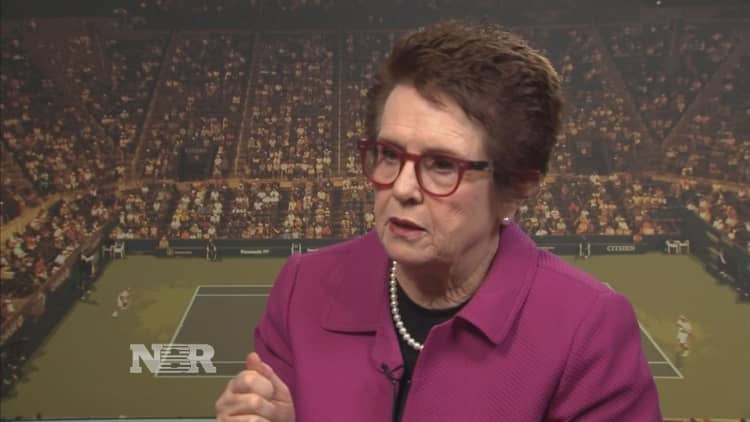 Billy Jean King on pay disparity in tennis