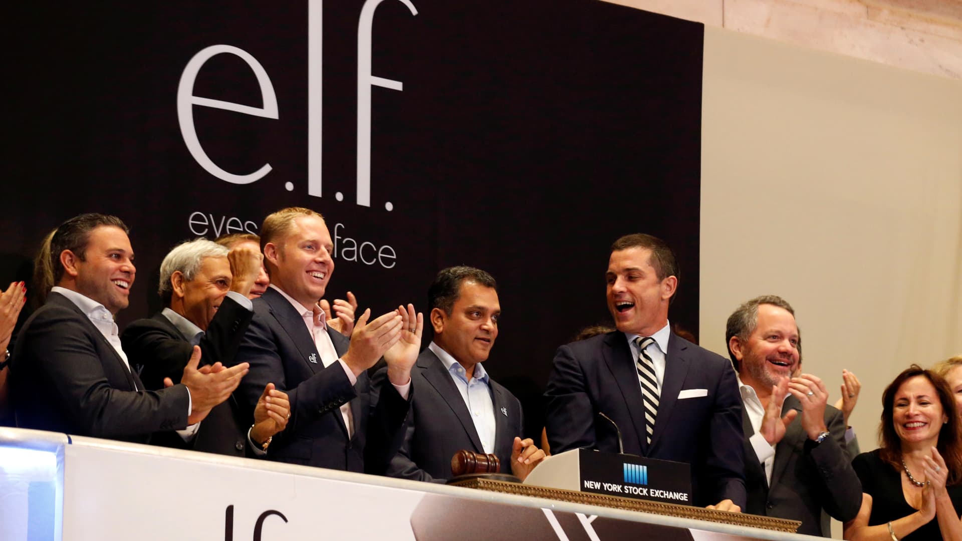 Shares of e.l.f. Beauty jump 15% after company raises full-year guidance on surging sales