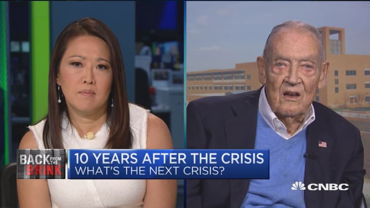 If you hold the stock market, you will grow with America, says Jack Bogle
