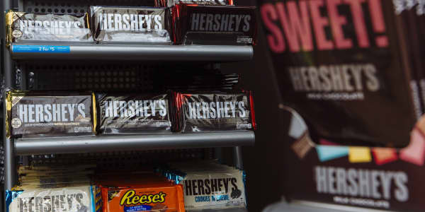 UBS upgrades Hershey, says candy giant is poised to outperform in the near- and long-term