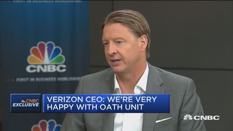 Verizon CEO: We're very happy with Oath unit