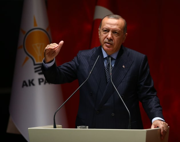 GP: Presidente de Turquía Recep Tayyip Erdogan AK discurso del partido