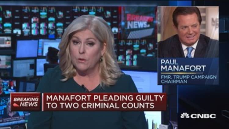 Paul Manafort pleading guilty to two criminal counts