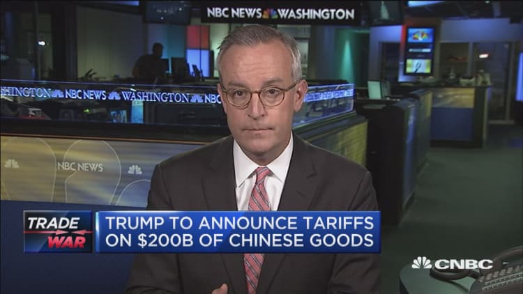 Trump's $200 billion tariffs on Chinese goods is 'done deal'
