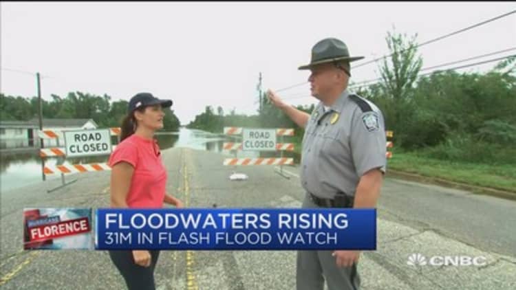 Major flooding blocking recovery efforts in South Carolina