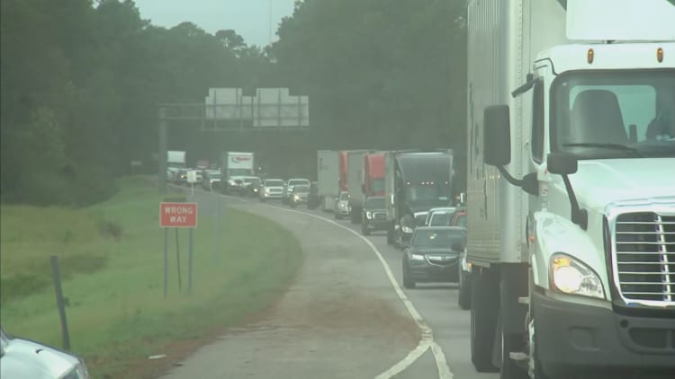 Major road closures strike the Carolinas