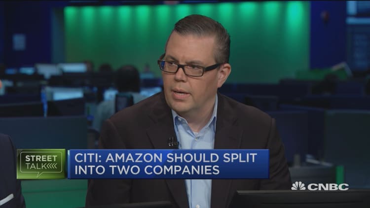 Splitting Amazon into two businesses is a 'bullet' Amazon doesn't need to use today: Analyst