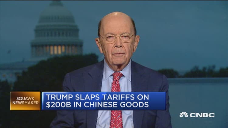 Ross: Purpose of tariffs is to modify China's behavior